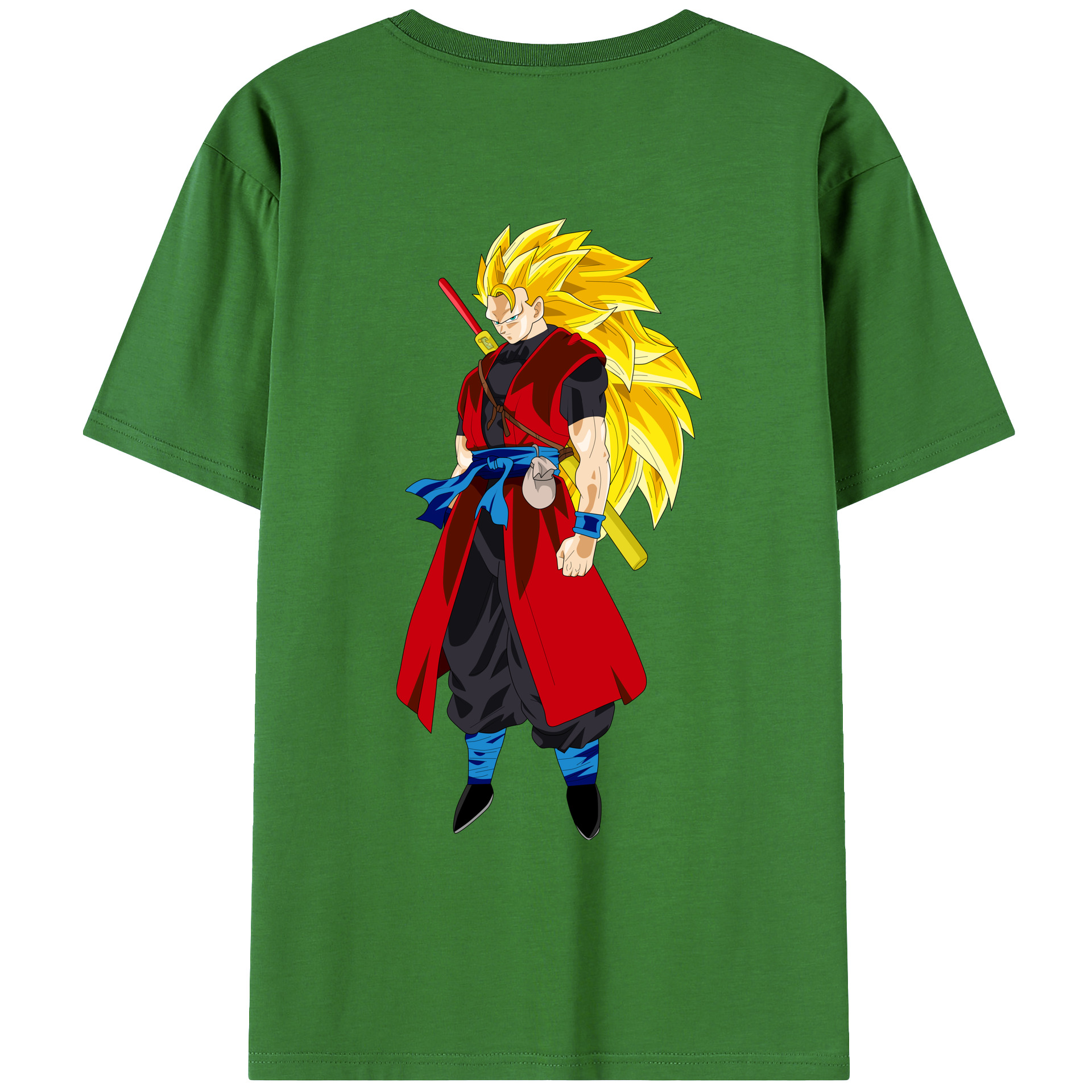 （画像用） ドラゴンボール トランクス（Torankusu）DRAGON BALL Trunks レディース半袖Tシャツ(バックプリント)
